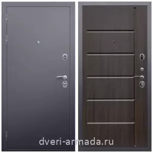 Одностворчатые входные двери, Дверь входная Армада Люкс Антик серебро / МДФ 10 мм ФЛ-102 Эковенге