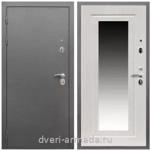 Входные двери с двумя петлями, Дверь входная Армада Оптима Антик серебро / МДФ 16 мм ФЛЗ-120 Дуб белёный
