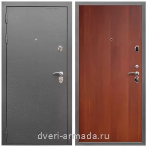 Двери со склада, Дверь входная Армада Оптима Антик серебро / МДФ 6 мм ПЭ Итальянский орех