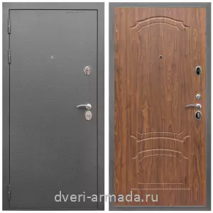 МДФ гладкая, Дверь входная Армада Оптима Антик серебро / МДФ 6 мм ФЛ-140 Мореная береза