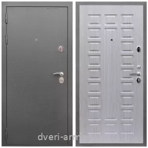 Входные двери на заказ, Дверь входная Армада Оптима Антик серебро / МДФ 16 мм ФЛ-183 Дуб белёный
