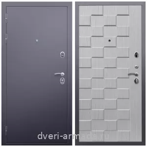Двери со склада, Дверь входная Армада Люкс Антик серебро / МДФ 16 мм ОЛ-39 Лиственница беж