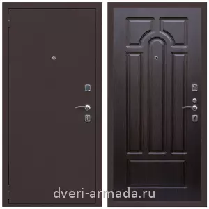 Взломостойкие входные двери, Дверь входная Армада Комфорт Антик медь / МДФ 6 мм ФЛ-58 Венге