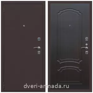 Входные двери Премиум, Дверь входная Армада Комфорт Антик медь / МДФ 6 мм ФЛ-140 Венге