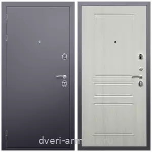 Входные двери 960х2050, Недорогая дверь входная в квартиру Армада Люкс Антик серебро / МДФ 6 мм ФЛ-243 Лиственница беж