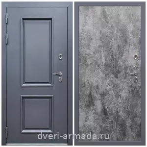Большие входные двери, Дверь входная уличная в дом Армада Корса / МДФ 6 мм ПЭ Цемент темный