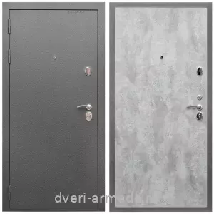 Взломостойкие входные двери, Дверь входная Армада Оптима Антик серебро / МДФ 6 мм ПЭ Цемент светлый