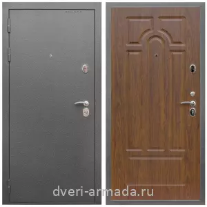 МДФ гладкая, Дверь входная Армада Оптима Антик серебро / МДФ 6 мм ФЛ-58 Мореная береза