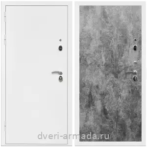 Входные двери Роял Вуд, Дверь входная Армада Оптима Белая шагрень / МДФ 6 мм ПЭ Цемент темный