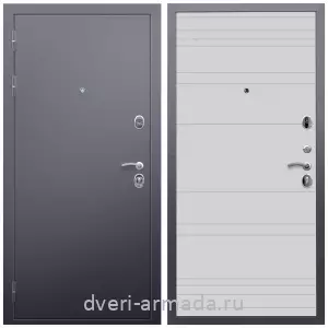 Двери со склада, Дверь входная Армада Люкс Антик серебро / МДФ 16 мм ФЛ Дуб кантри белый горизонт