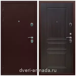 Входные двери Экстра, Дверь входная Армада Люкс Антик медь / МДФ 6 мм ФЛ-243 Эковенге наружная с утеплением в частный дом