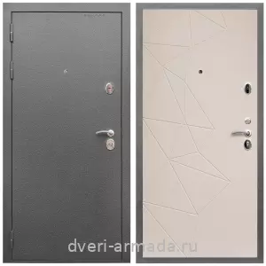 Входные двери с двумя петлями, Дверь входная Армада Оптима Антик серебро / МДФ 16 мм ФЛ-139 Какао нубук софт