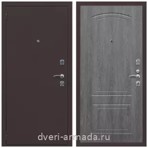 Двери со склада, Дверь входная Армада Комфорт Антик медь / МДФ 6 мм ФЛ-138 Дуб Филадельфия графит
