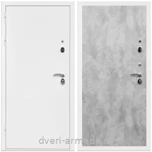 Современные входные двери, Дверь входная Армада Оптима Белая шагрень / МДФ 6 мм ПЭ Цемент светлый