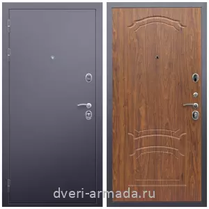 Двери оптом, Металлическая дверь входная металлическая утепленная Армада Люкс Антик серебро / МДФ 6 мм ФЛ-140 Морёная береза двухконтурная