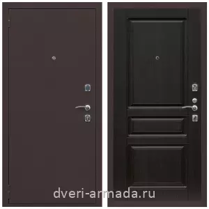 Взломостойкие входные двери, Дверь входная Армада Комфорт Антик медь / МДФ 16 мм ФЛ-243 Венге