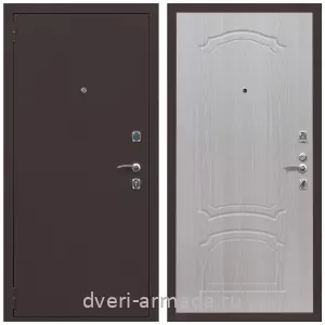 Взломостойкие входные двери, Дверь входная Армада Комфорт Антик медь / МДФ 6 мм ФЛ-140 Дуб белёный