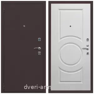 Входные двери лофт, Дверь входная Армада Комфорт Антик медь / МДФ 16 мм МС Белый матовый