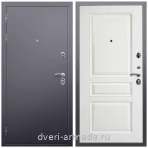 Входные двери Роял Вуд, Дверь входная Армада Люкс Антик серебро / МДФ 16 мм ФЛ-243 Белый матовый
