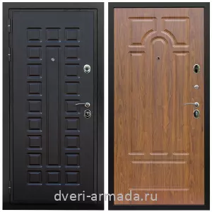 Двери МДФ для квартиры, Дверь входная Армада Триумф МДФ 16 мм ФЛ-183 Венге / МДФ 6 мм ФЛ-58 Мореная береза