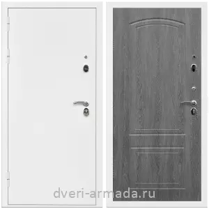 Дверь входная Армада Оптима Белая шагрень / МДФ 6 мм ФЛ-138 Дуб Филадельфия графит