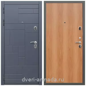Двери МДФ для квартиры, Дверь входная Армада Аккорд МДФ 10 мм / МДФ 6 мм ПЭ Миланский орех