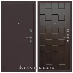 Двери со склада, Дверь входная Армада Комфорт Антик медь / МДФ 16 мм ОЛ-39 Эковенге