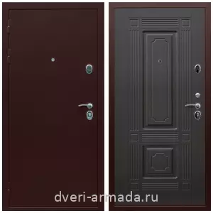 Входные двери Эврика, Дверь входная Армада Люкс Антик медь / МДФ 16 мм ФЛ-2 Венге