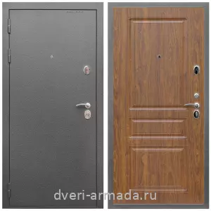 Входные двери Эврика, Дверь входная Армада Оптима Антик серебро / МДФ 16 мм ФЛ-243 Морёная береза