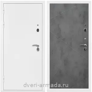 Входные двери Роял Вуд, Дверь входная Армада Оптима Белая шагрень / МДФ 10 мм ФЛ-291 Бетон темный