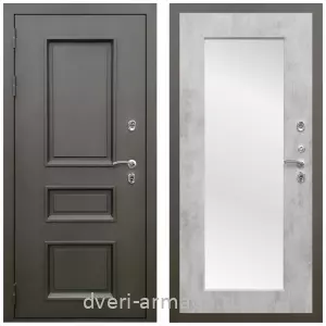 Толстые входные двери, Дверь входная уличная в дом Армада Фаренгейт / МДФ 16 мм ФЛЗ-пастораль, Бетон светлый