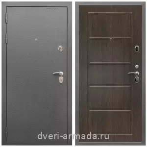 Входные двери 960 мм, Дверь входная Армада Оптима Антик серебро / МДФ 6 мм ФЛ-39 Венге