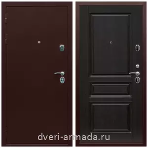 Современные входные двери, Дверь входная Армада Люкс Антик медь / МДФ 16 мм ФЛ-243 Венге
