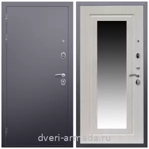 Входные двери Эврика, Дверь входная Армада Люкс Антик серебро / МДФ 16 мм ФЛЗ-120 Дуб белёный от производителя