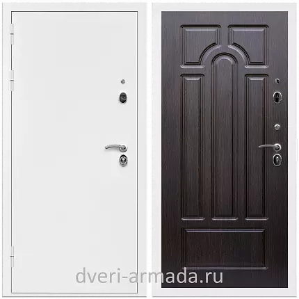 Дверь входная Армада Оптима Белая шагрень / МДФ 16 мм ФЛ-58 Венге