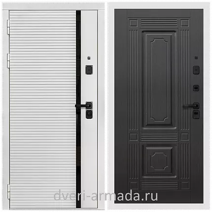 Дверь входная Армада Каскад WHITE МДФ 10 мм / МДФ 6 мм ФЛ-2 Венге