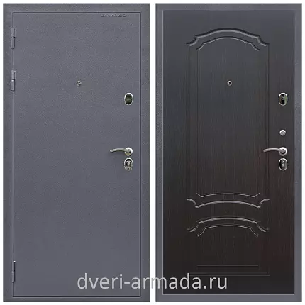 Дверь входная Армада Престиж Strong антик серебро / ФЛ-140 Венге