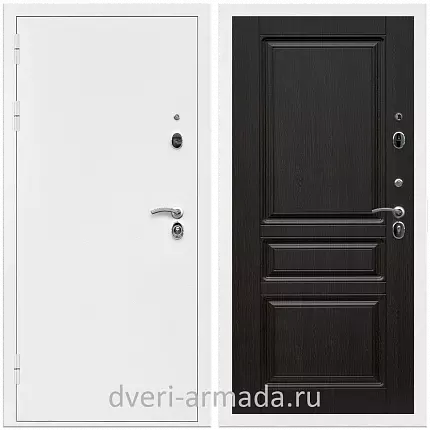 Дверь входная Армада Оптима Белая шагрень / ФЛ-243 Венге