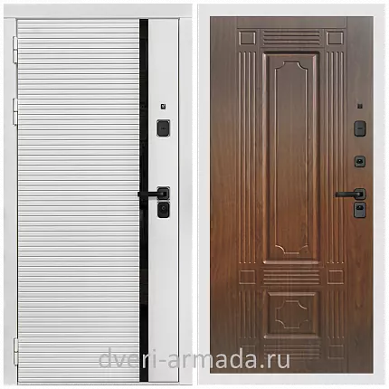 Дверь входная Армада Каскад WHITE МДФ 10 мм / МДФ 6 мм ФЛ-2 Мореная береза
