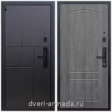 Дверь входная Армада Бастион МДФ 16 мм Kaadas S500 / МДФ 6 мм ФЛ-138 Дуб Филадельфия графит
