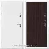 Дверь входная Армада Оптима Белая шагрень / МДФ 6 мм ПЭ Венге