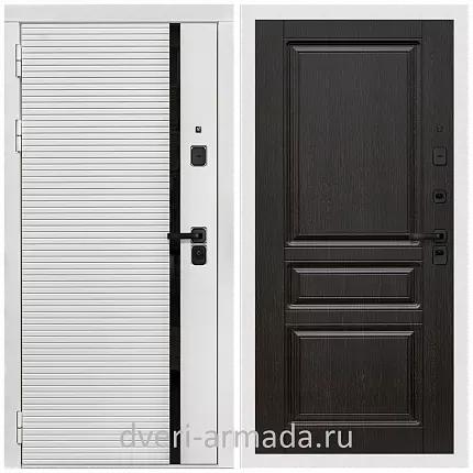 Дверь входная Армада Каскад WHITE МДФ 10 мм / МДФ 16 мм ФЛ-243 Венге