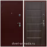 Дверь входная в квартиру Армада Люкс Антик медь / МДФ 10 мм ФЛ-102 Эковенге утепленная с двух сторон уличная