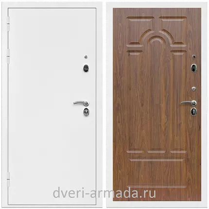 Дверь входная Армада Оптима Белая шагрень / МДФ 6 мм ФЛ-58 Морёная береза