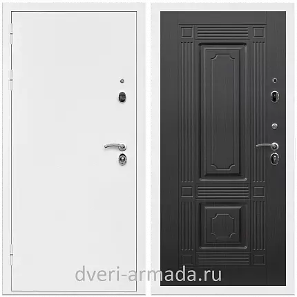 Дверь входная Армада Оптима Белая шагрень / МДФ 6 мм ФЛ-2 Венге