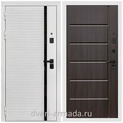 Дверь входная Армада Каскад WHITE МДФ 10 мм / МДФ 10 мм ФЛ-102 Эковенге