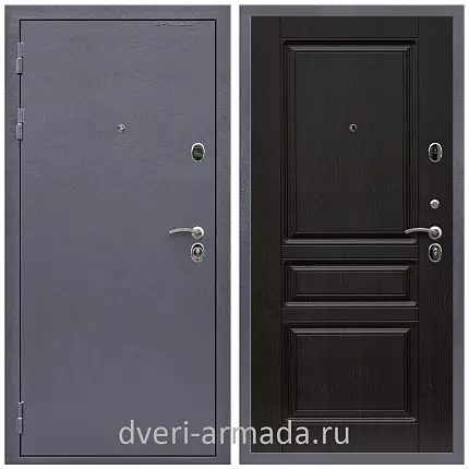 Дверь входная Армада Престиж Strong антик серебро / ФЛ-243 Венге